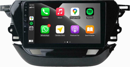 Opel Corsa F  2020-2023 8+128 GB Android Carplay Multimedya Sistemi