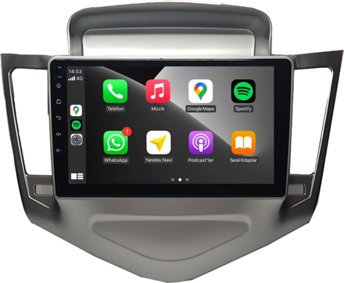 Chevrolet Cruze  2007-2012 4+64 GB 2K QLED Uyumlu Andorid Multimedya