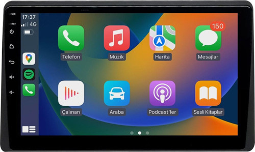 Renault Express Android Multimedya Sistemi (2021-2024) 4+64 GB 2K QLED Uyumlu (yazılımsal)