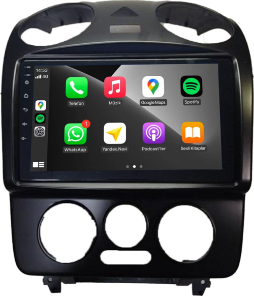 Volkswagen Beetle 2003-2010 4+64 GB Android Carplay Multimedya Sistemi (yazılımsal)