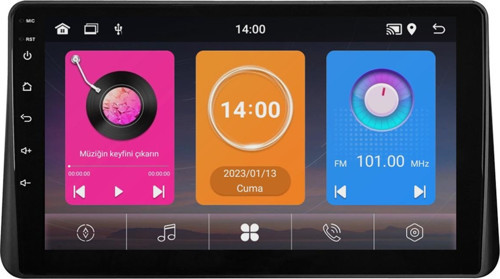 Ford Courier Android Multimedya Sistemi (2013-2024) 6+64 GB 4K OLED teyp (yazılımsal)