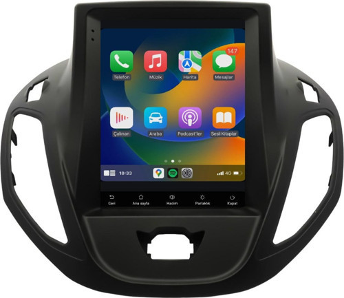 Ford Courier Android Multimedya Sistemi (2013-2024) Tesla 4K OLED (yazılımsal)