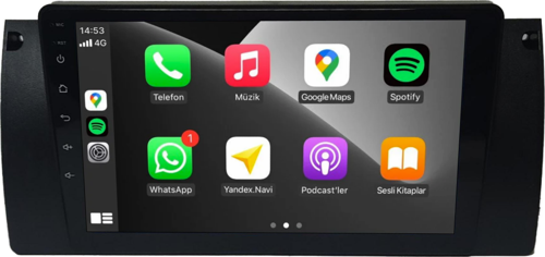 Bmw E39 1995-2003 8+128 GB 4K OLED Android Carplay Multimedya sistemi (yazılımsal)