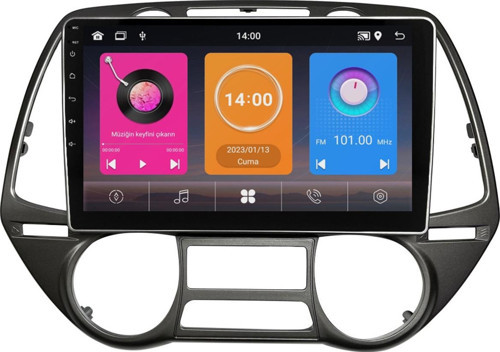 Hyundai I20 Android Multimedya Sistemi (2009-2012) 8+128 GB 4K OLED teyp (yazılımsal)