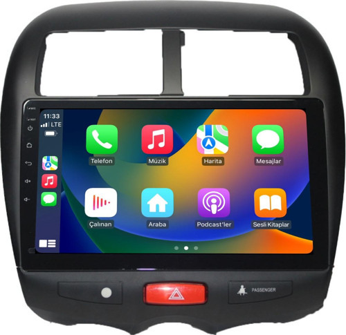 Mitsubishi ASX 2010-2019 Uyumlu 6+64 GB Android Carplay Multimedya Sistemi (yazılımsal)