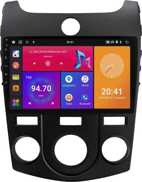 Kia Cerato Android Multimedya Sistemi(2010-2012) Manuel Klima 8+128 GB