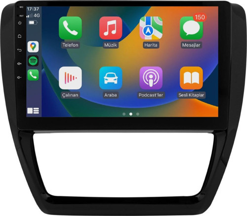 Volkswagen Jetta Android Multimedya Sistemi (2010-2018) 8+128 GB 4K OLED (yazılımsal)