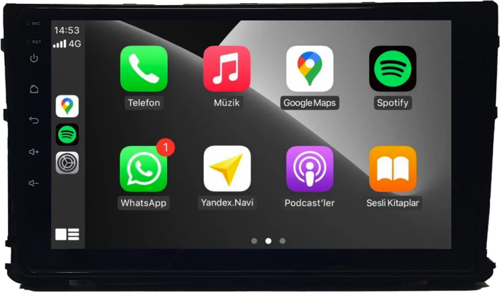 Volkswagen Polo 2018-2022 8+128 GB Android Carplay Multimedya Sistemi (yazılımsal)