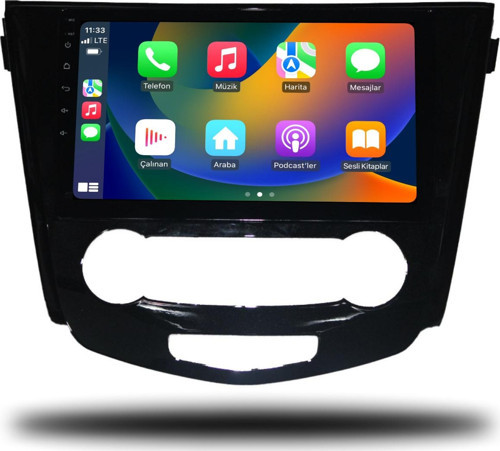 Nissan X-Trail 2014-2021 Uyumlu Manuel Klima 4+64 GB Android Carplay Multimedya Sistemi (yazılımsal)
