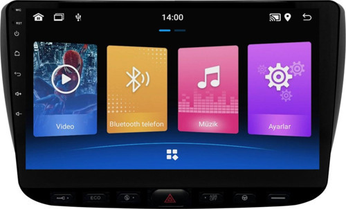 Fiat Linea Urban Android Multimedya Sistemi (2012-2018) 4+64 GB 2K QLED (yazılımsal)