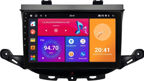 Opel Astra K Android Multimedya Sistemi (2015-2021) 4+64 GB 2K QLED (yazılımsal)