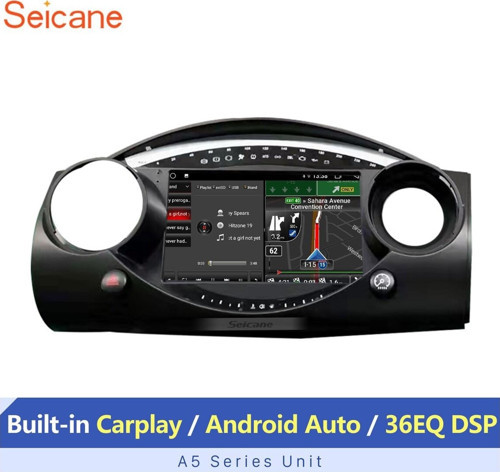 BMW mini Cooper S R53 2004-2006 Android Auto Carplay Navigasyon Multimedya Sistemi (yazılımsal)