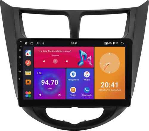 Hyundai Accent Blue Android Multimedya Sistemi (2011-2017) 6+64 GB (yazılımsal)