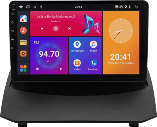 Ford Fiesta Android Multimedya Sistemi (2009-2012) 6+64 GB (yazılımsal)