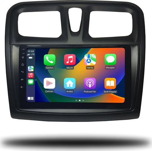 Renault Symbol 2013-2021 6+64 GB 4K OLED Android Carplay Multimedya Sistemi (yazılımsal)