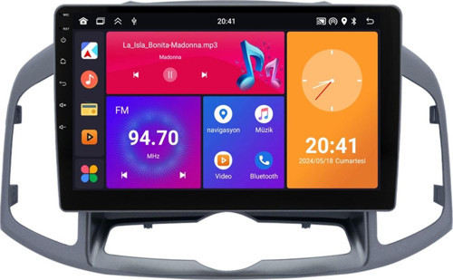Chevrolet Captiva Android Multimedya Sistemi (2012-2015) Uyumlu 6+64 GB (yazılımsal)