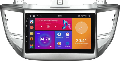 Hyundai Tucson Uyumlu Android Multimedya Sistemi (2015-2018) 8+128 GB (yazılımsal)