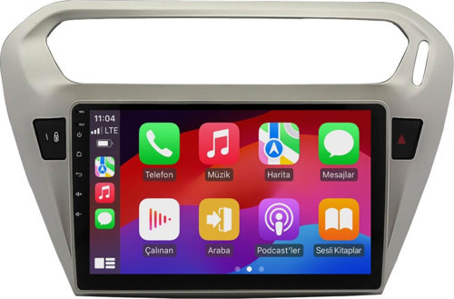 Peugeot 301 Android Multimedya Sistemi (2012-2024) 8+128 GB 4K OLED Uyumlu (yazılımsal)