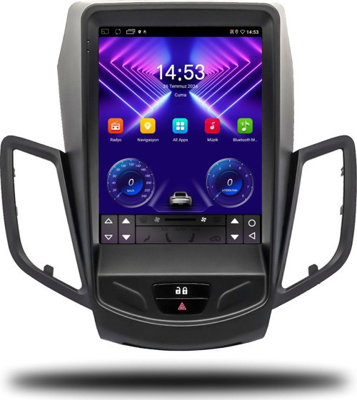 Ford Fiesta Tesla 2013-2014 Uyumlu Android Multimedya (yazılımsal)