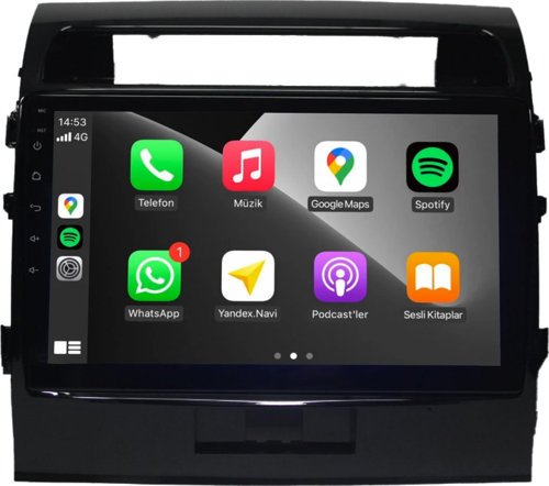 Toyota Land Cruiser 2011-2015 8+128 GB Android Carplay Multimedya Sistemi (yazılımsal)
