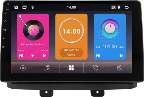 Fiat Doblo Android Multimedya Sistemi (2002-2010) 8+128 GB 4K OLED (yazılımsal)