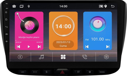 Fiat Punto Urban Android Multimedya Sistemi (2012-2018) 6+64 GB 4K OLED (yazılımsal)