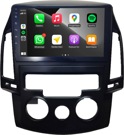 Hyundai i30 2011-2014 Manuel Klima 8+128 GB Android Multimedya Sistemi (yazılımsal)