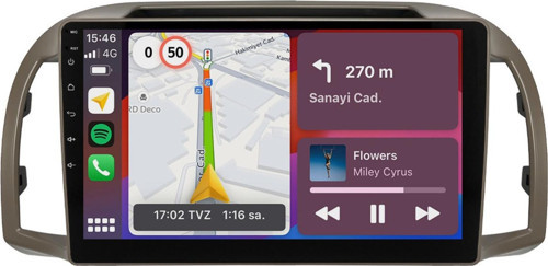 Nissan Micra Android Multimedya Sistemi (2002-2010) 8+128 GB 4K OLED Uyumlu (yazılımsal)