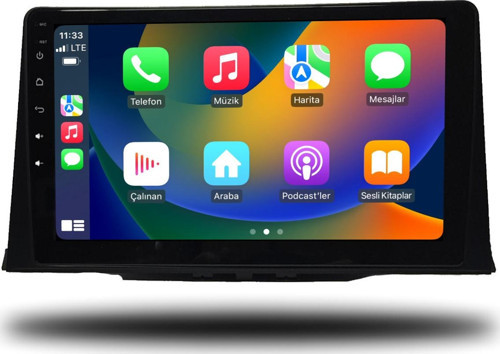 Citroen Berlingo 8+128 GB Android Carplay Multimedya (yazılımsal)