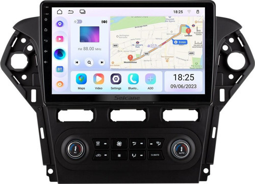 Ford Mondeo Zhisheng AUTO AC 2011-2013 Android Auto Carplay Navigasyon Multimedya Sistemi (yazılımsal)