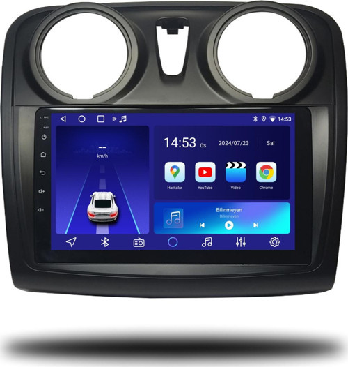 Dacia Sandero 2010-2021 4+64 GB 2K QLED Android Multimedya teyp