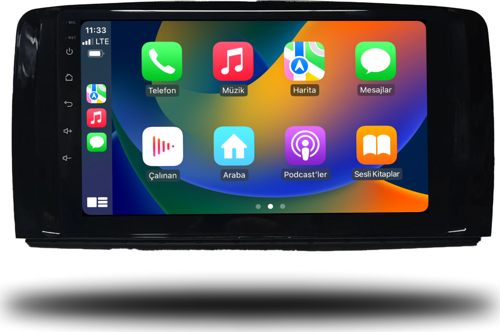 Mercedes R Class 2004-2011 6+64 GB Android Carplay Multimedya Sistemi teyp (yazılımsal)