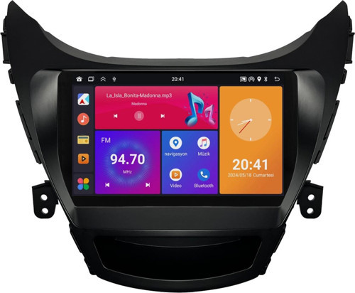 Hyundai Elantra Android Multimedya Sistemi (2014-2016) 6+64 GBUyumlu (yazılımsal)