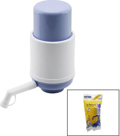 Büyük - Düz Manuel Damacana Su Pompası Poşetli Ambalaj Damlama Önleyici Kapak