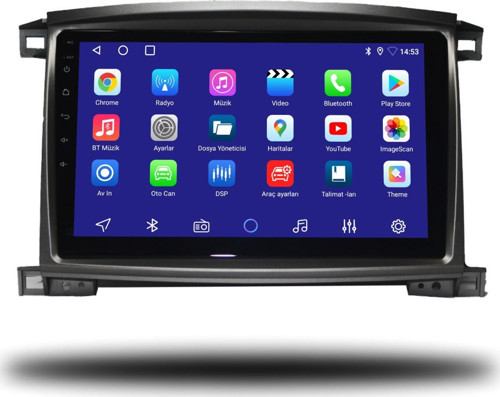 Toyota Land Cruiser 2003-2007 8+128 GB Android Carplay Multimedya Sistemi (yazılımsal)