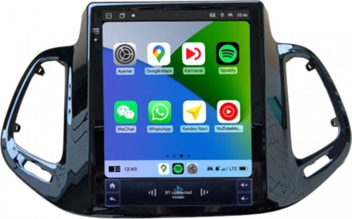 Jeep Compass 9.7 inç 2017-2020 Uyumlu Tesla Carplay Androidauto Android Multimedya Sistemi (yazılımsal)