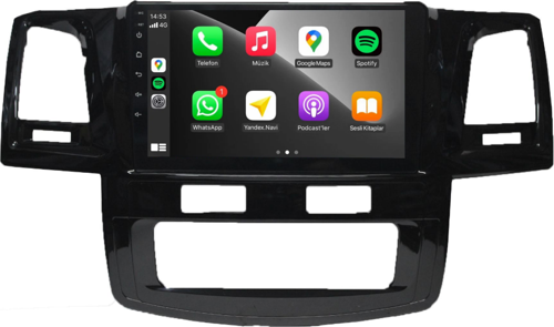 Toyota Hilux 2008-2015 Dijital Klima 4+64 GB Android Carplay Multimedya Sistemi (yazılımsal)