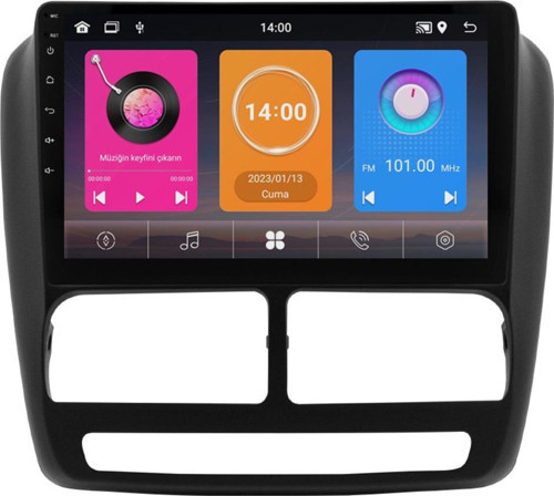 Fiat Doblo Android Multimedya Sistemi (2011-2015) 8+128 GB 4K OLED (yazılımsal)