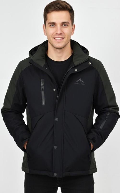 Erkek Kapüşonlu Spor Mont Regular Fit 3016 BGL-ST04904