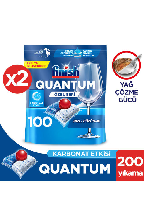 Quantum Özel Seri 200 Kapsül Bulaşık Makinesi Deterjanı Tableti