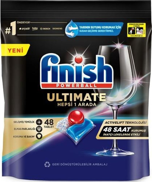 Ultimate 48 Kapsül Bulaşık Makinesi Deterjanı Tableti (1 x 48 Kapsül)