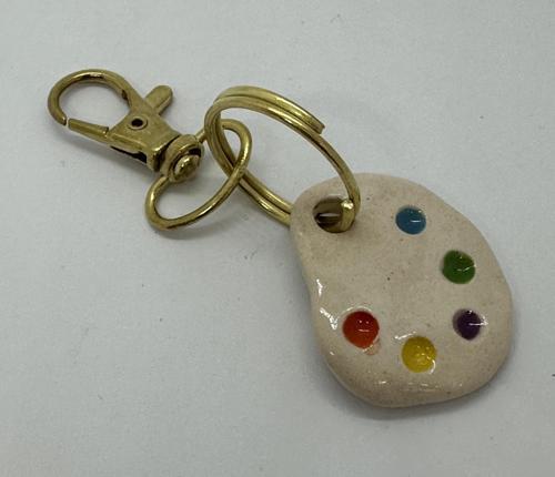 SERAMİK RENK PALETİ FORMUNDA ANAHTARLIK