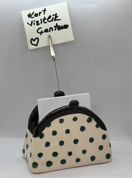 Kartvizit, Bloknot Çantası– El Yapımı Seramik Çok Amaçlı Dekoratif Ürün