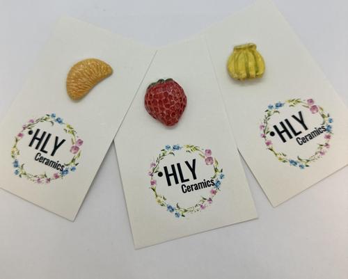 Tropik Meyveler Seramik Charm Seti