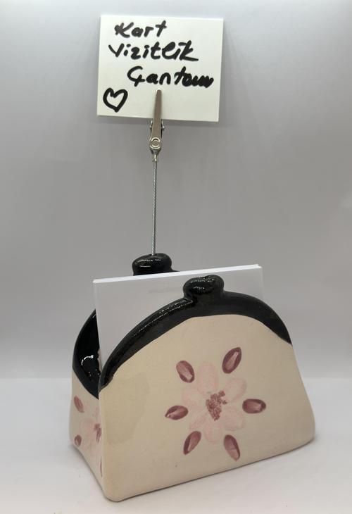 Kartvizit, Bloknot Çantası– El Yapımı Seramik Çok Amaçlı Dekoratif Ürün