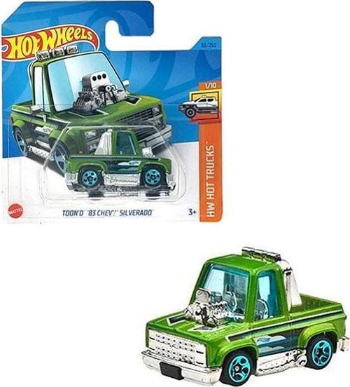 - Tooned Toon'd '83 Chevy Silverado - Yeşil (1/64)