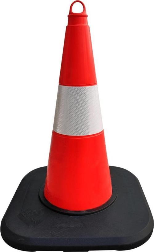 Ağırlıklı Trafik Konisi 50 Cm Tpe