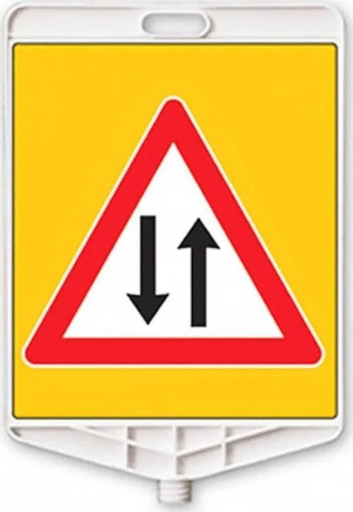 İki Yönlü Trafik Dikdörtgen Levha Çift Taraflı Baskı