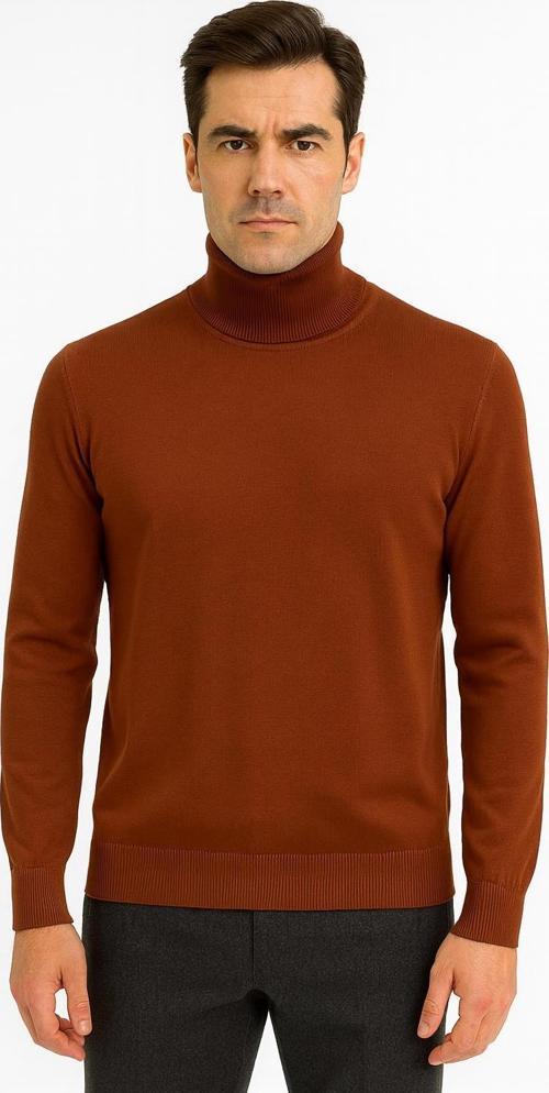 Huffa Erkek Slim Fit Boğazlı Erkek Triko-7430