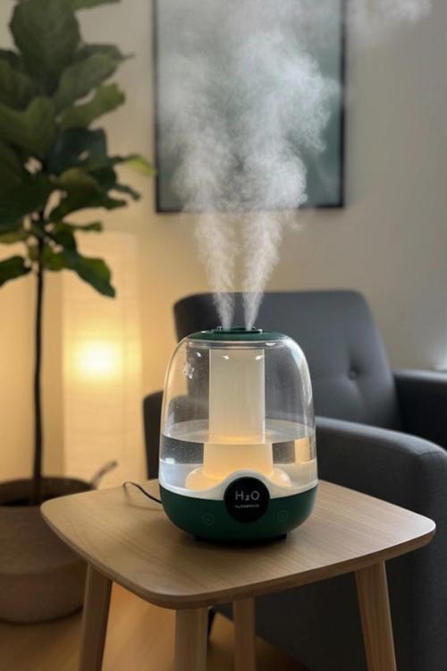 Glr K07 Yeşil Çift Spreyli Ultrasonik Sessiz Hava Nemlendirici ve Gece Lambası | 3L Kapasite